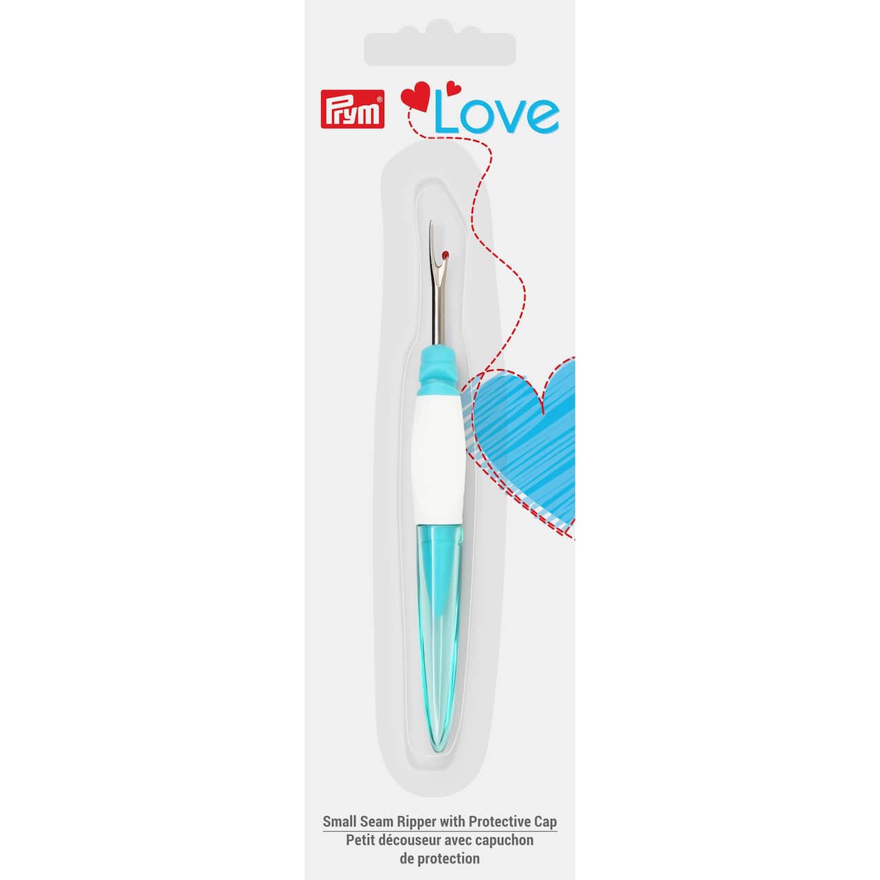 Prym® Love 5" Turquoise Seam Ripper with Protective Cap